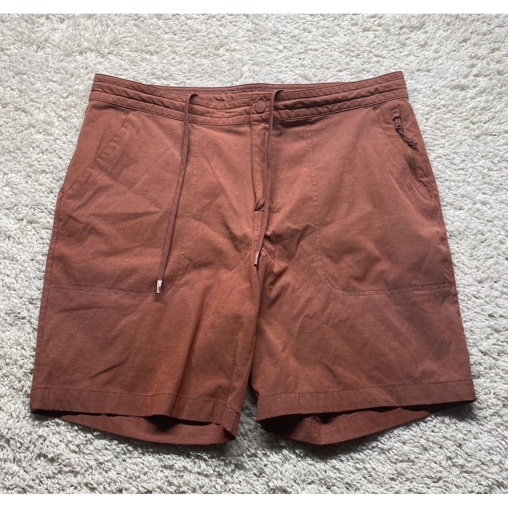 Alpine Design Rust Drawstring  Shorts Mens Size 36 EUC